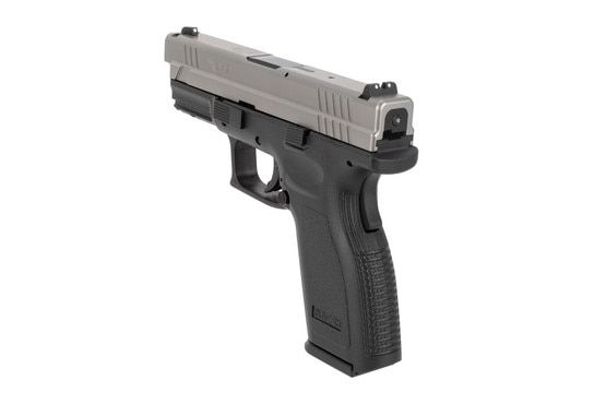 Springfield XD 9mm pistol features a grip safety